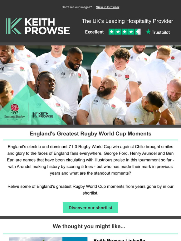 —, your sport, entertaining and hospitality updates