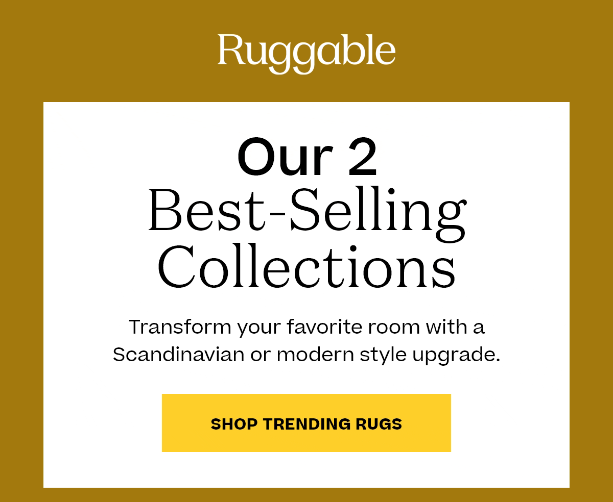 Ruggable In Demand Scandi + MidCentury Modern Rugs Milled