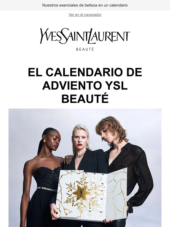 YSL Beauty ES El calendario de Adviento de YSL Beauté ya está en