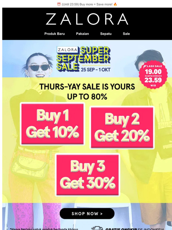 🛍 THURS-YAY SALE IS YOURS UP TO 80%