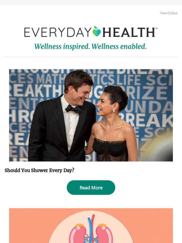 Everyday health should you shower every day milled