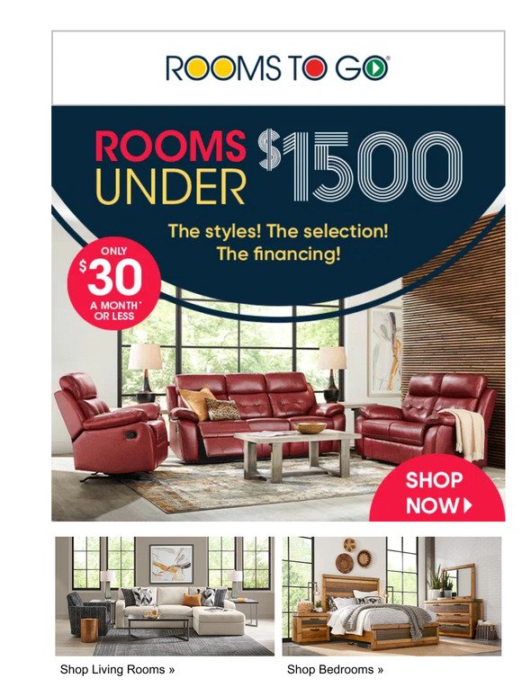 Get an unbelievable new room for under $1500!