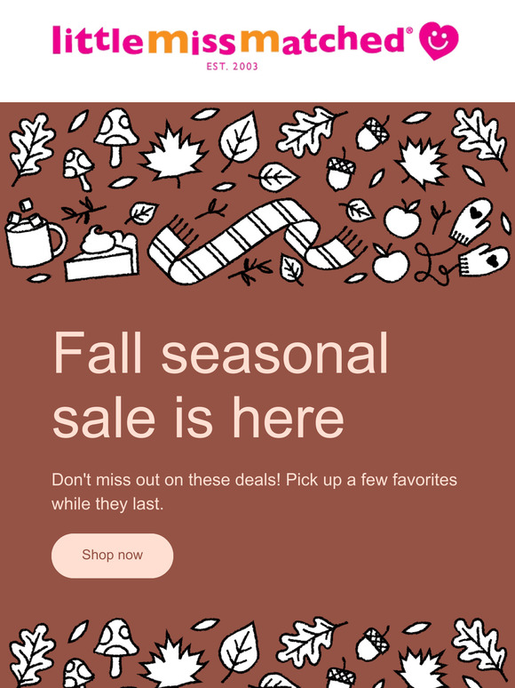 SOCKTOBER starts now!  Stock up on Socks with an additional 25% off already marked down socks!!!!!