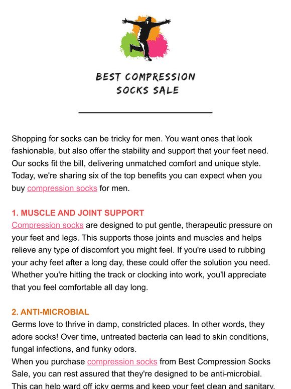 6 Benefits of Compression Socks for Men 💌