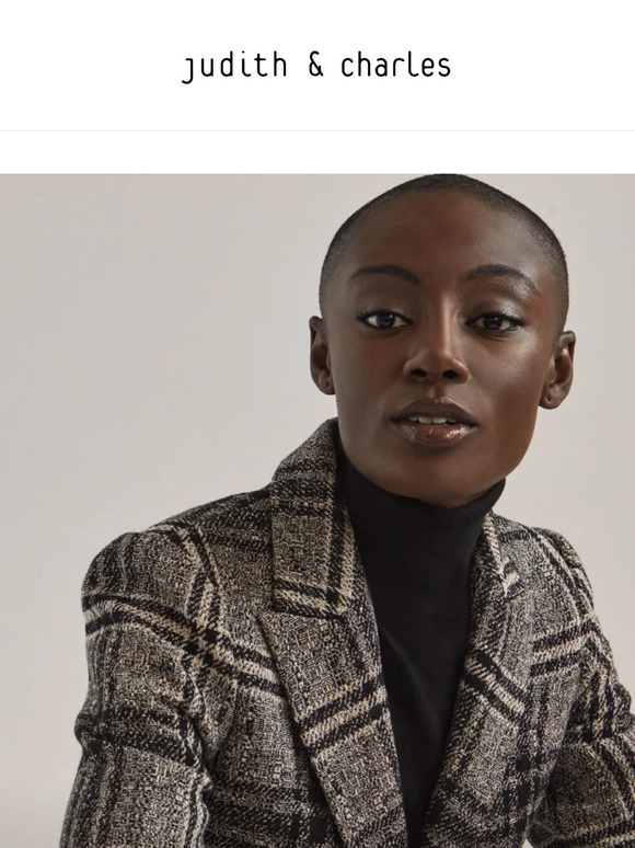 Judith & Charles New In The Philip Jacket Milled