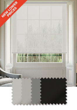 Grey Voile Roller Blind