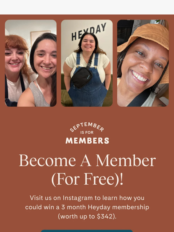 Heyday Skincare Test your luck! 😉 Milled