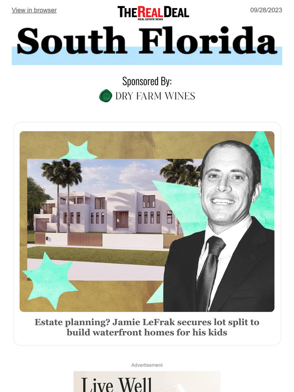 The Real Deal: LeFrak plans Miami Beach homes for kids; Nuveen sells ...