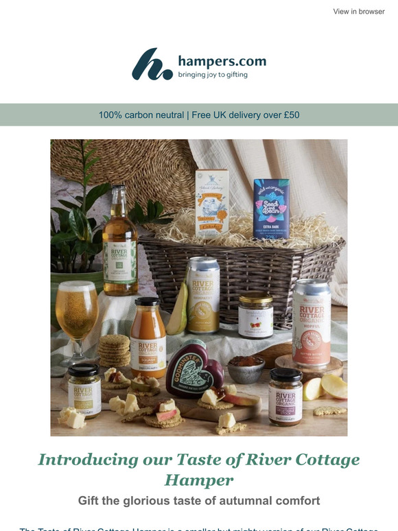 Clearwater Hampers Introducing A Taste of River Cottage! 💚 Milled