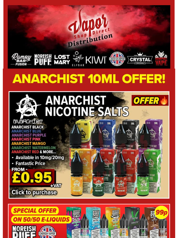 ANARCHIST SALTS SPECIAL OFFER🔥🔥 LIMITED TIME ONLY!!!
