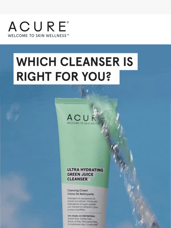 Which cleanser is right for you?