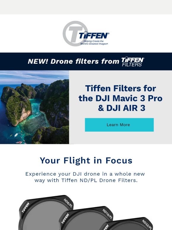 ALL NEW Drone Filters from Tiffen