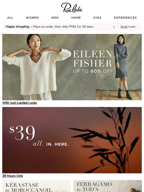 EILEEN FISHER Up to 60% Off. NEW arrivals are here →