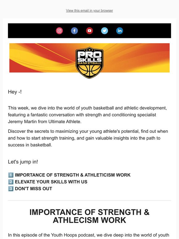 Building Stronger Youth Athletes: Tips and Drills Inside 🏀
