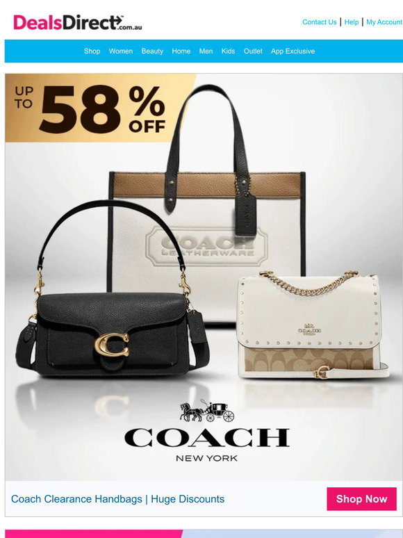DealsDirect: Coach Bags Clearance - HUGE DISCOUNTS! | Milled