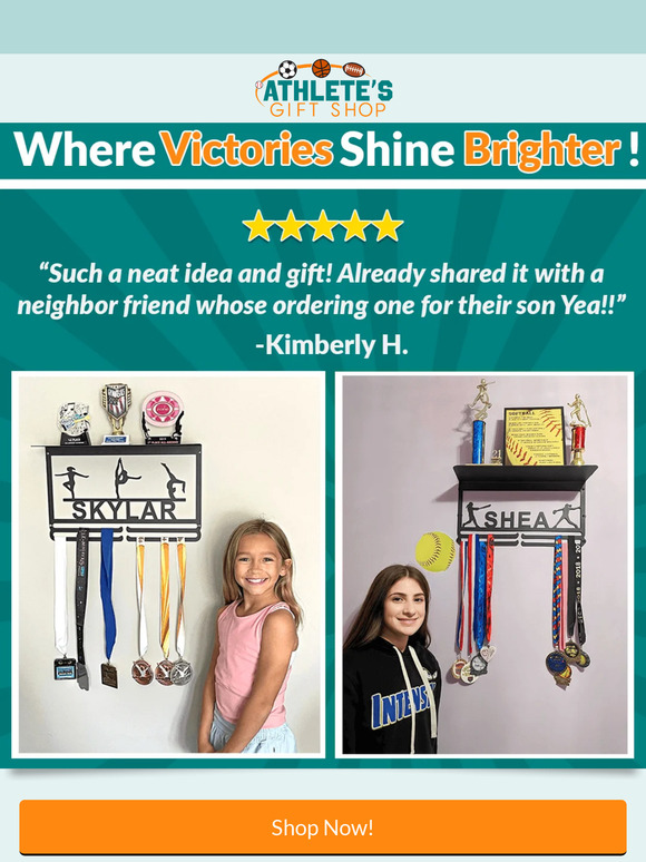 Athlete's Gift Shop 🏆 Unveil the Ultimate Home for Medals & Trophies