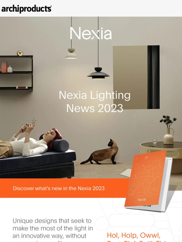 Archiproducts IT Nexia 2023 lighting novelties catalogue perfect