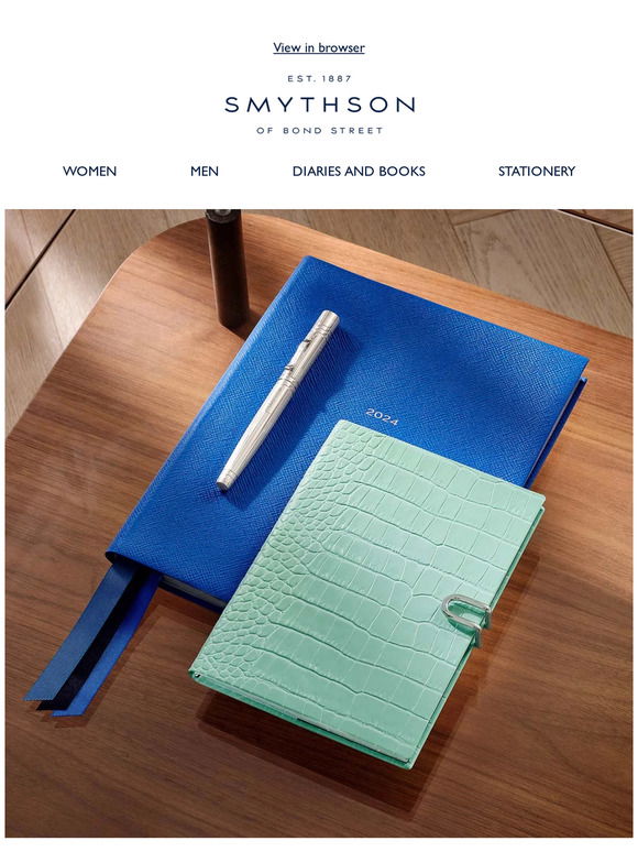 Smythson: It's Back: The Evergreen Refillable Notebook