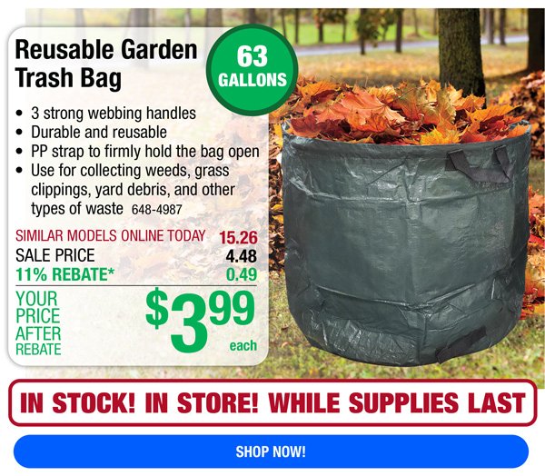 Centurion 63 Gallon Garden Trash Bag at Menards®