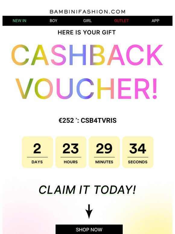 Your €252 Voucher Will Decrease This Weekend