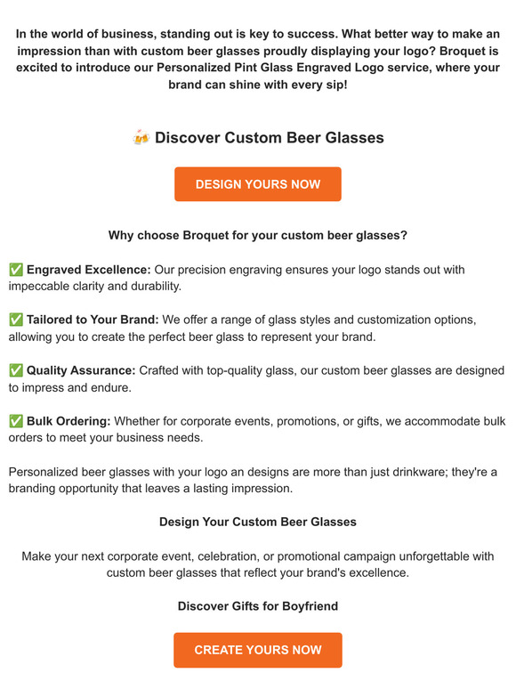Elevate Your Brand with Custom Beer Glasses  🍻