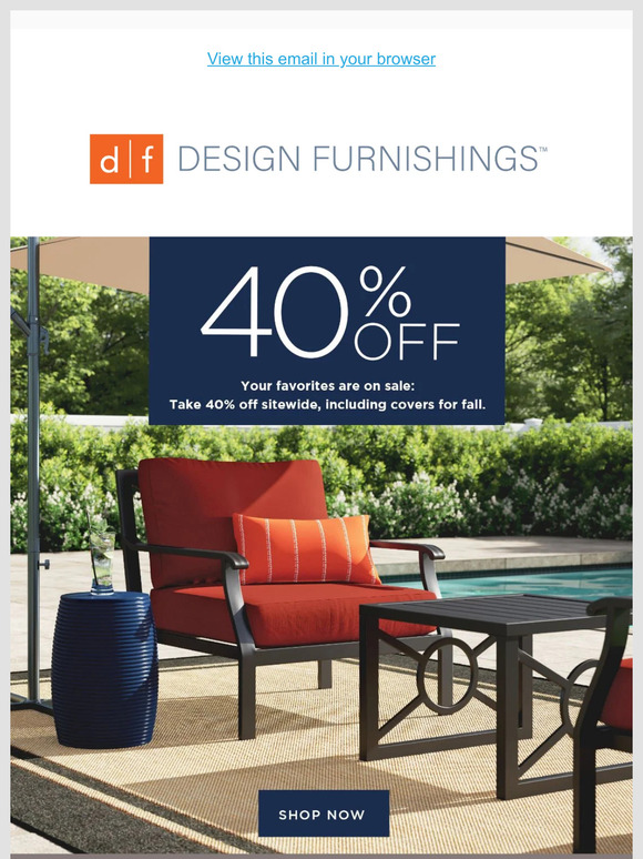Design Furnishings Hours Left! Save 40 on Kathy Ireland Patio Sets