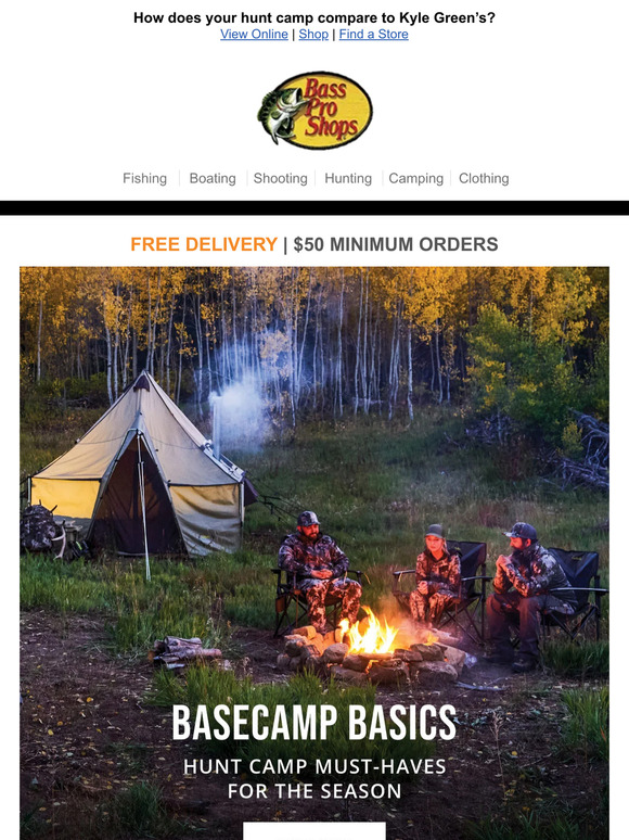Get Everything You Need For Hunting Camp