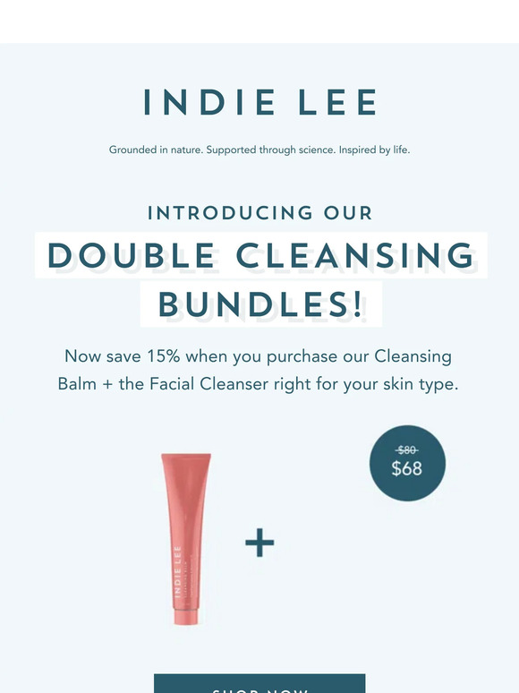 Discover the benefits of Double Cleansing with 15% Off
