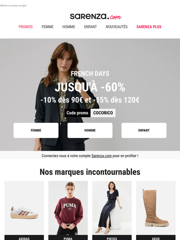 French Days : jusqu’à -60% sur vos marques préférées 💙