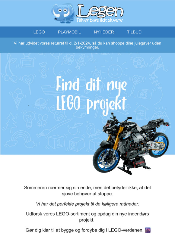 Find dit næste LEGO-projekt