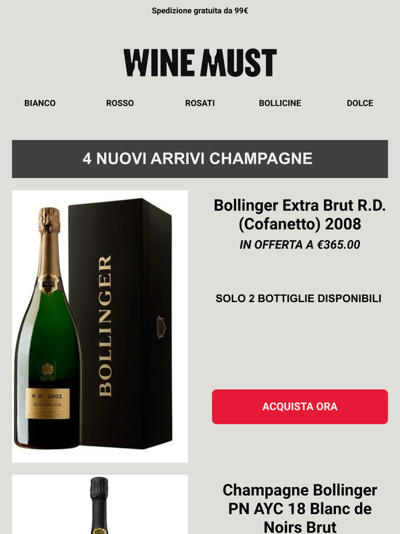 🛑 4 NUOVI ARRIVI  💣 Bollinger RD 2008, Bollinger PN AYC18, Francis Orban, Bruno Michel