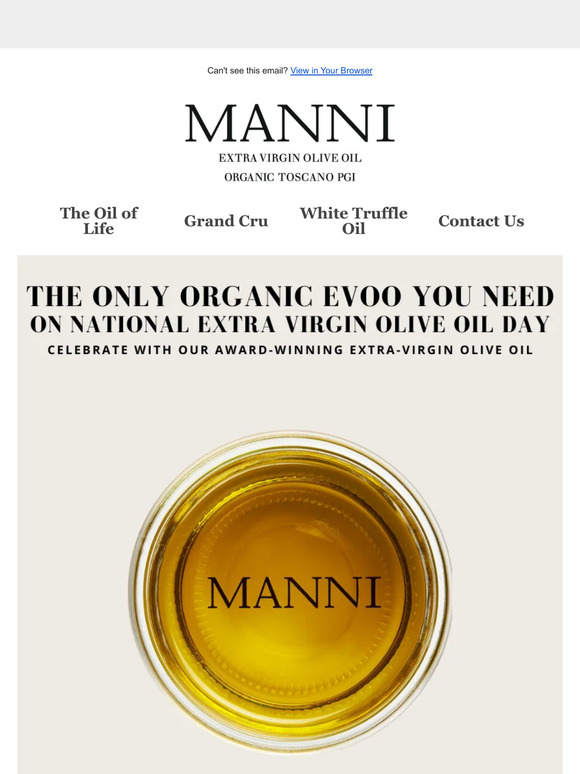 Taste Excellence - Pick MANNI EVOO 🥂