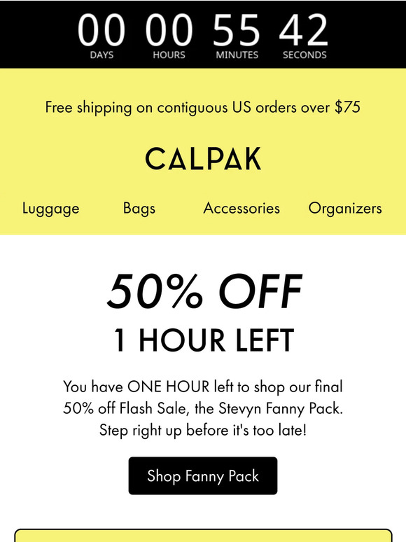 LAST CALL: 50% OFF