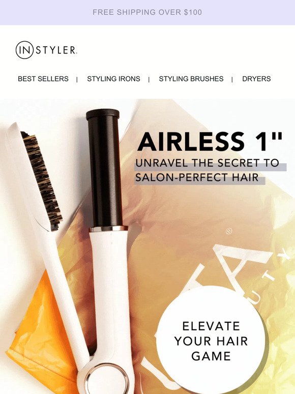 Unravel the Secret to Salon-Perfect Hair with AIRLESS!