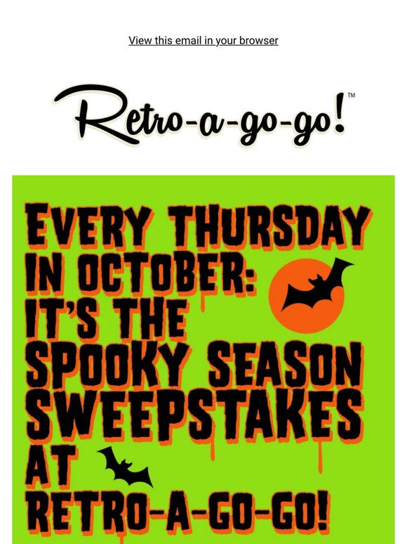 Introducing Our Spooky Season Sweepstakes!