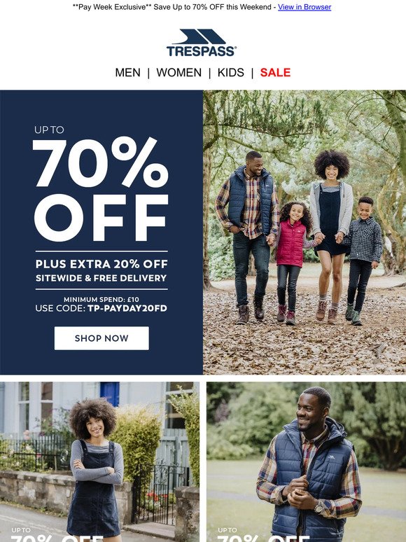 Extra 20% OFF Sitewide + Free Delivery
