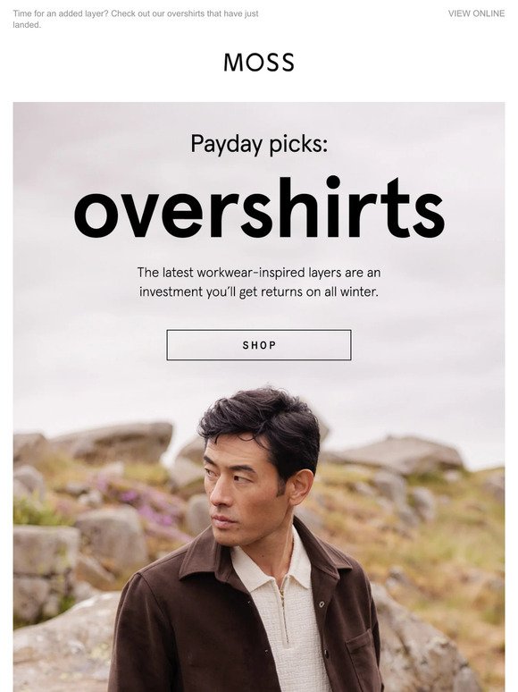 Payday picks: overshirts