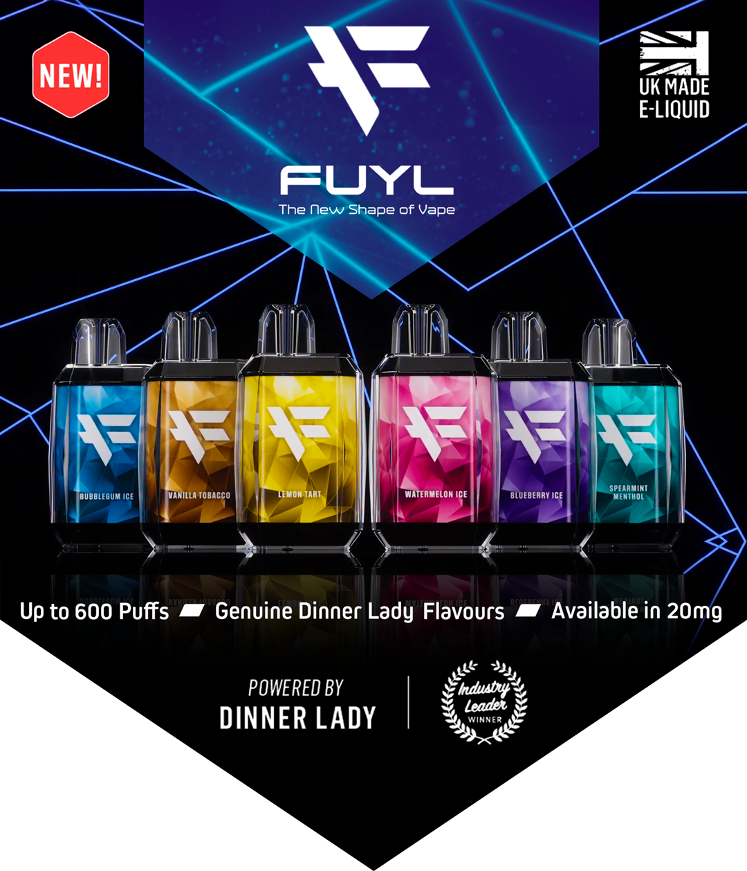 Vape Green: NEW Fuyl Disposables by Dinner Lady - 3 for 12! | Milled Vape Green: NEW Fuyl Disposables by Dinner Lady - 3 for 12! | Milled