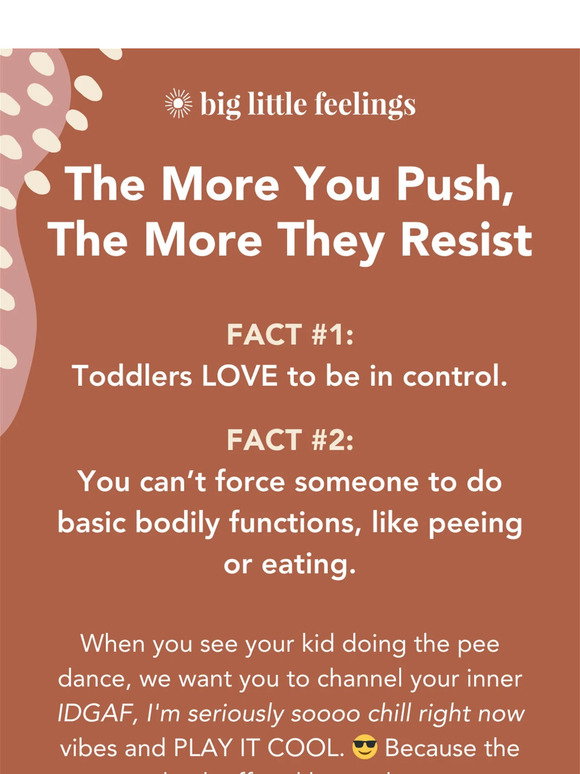 Big Little Feelings: Is Your Kid Refusing to Sit on the Potty? | Milled