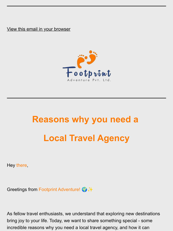 Here's why you need a local travel agency