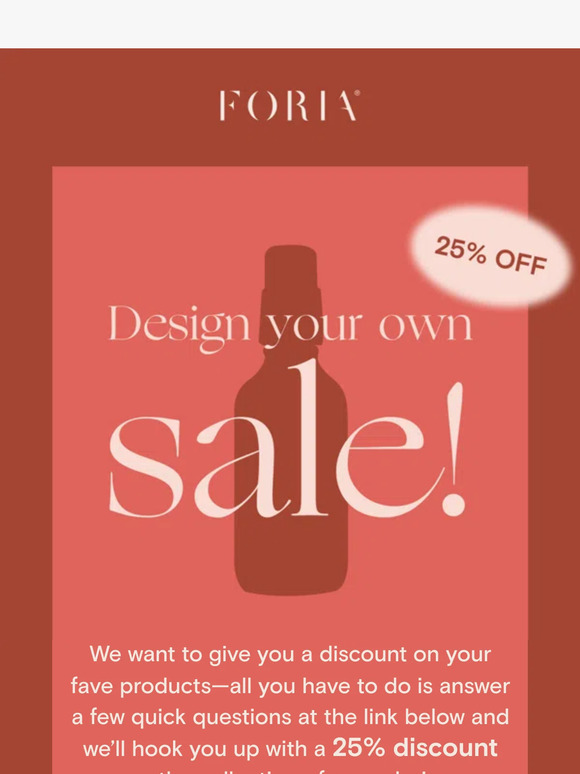 Create your own discount!