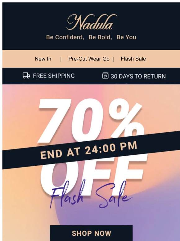 Sorry, You are missing 70% OFF Friday Treat！