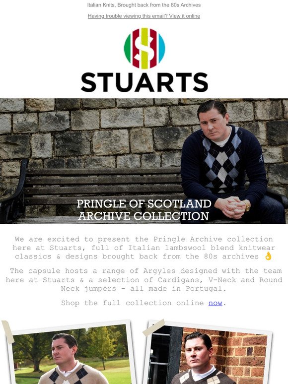 NOW LIVE - Pringle Of Scotland Archive Collection 🚨