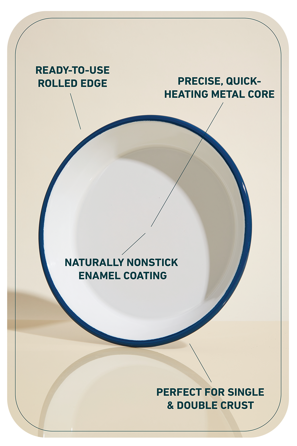 Milk Street Kitchen The Amazing Enameled Steel Pie Pan is Back! Milled