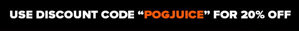 "POGJUICE" = 20%