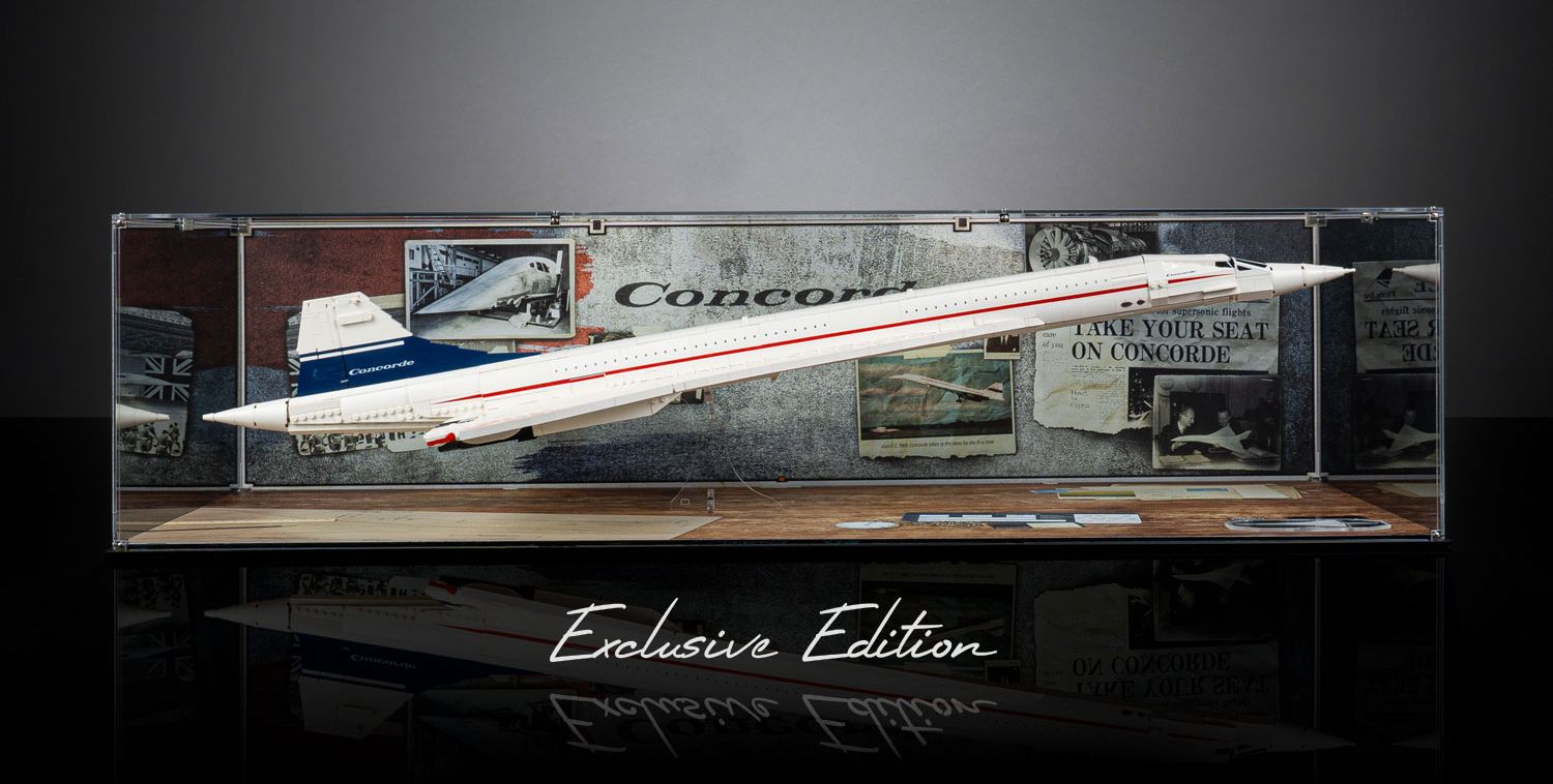 Wicked Brick Our Limited Edition Concorde display has landed 🛬 Milled