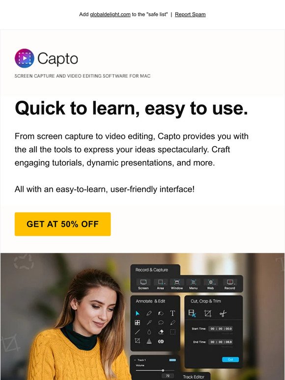 [50% OFF] Capture, edit, and share with Capto for macOS 💻