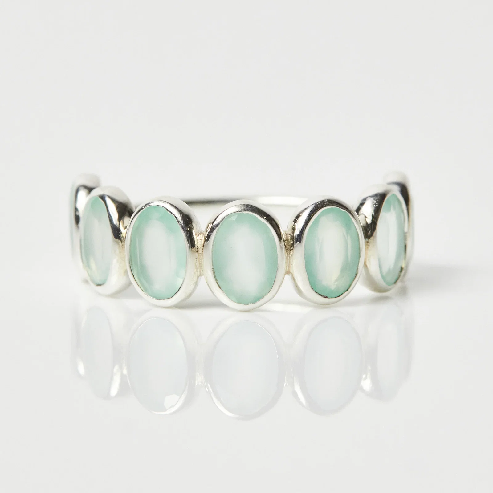 Image of Violeta Blue Chalcedony Ring