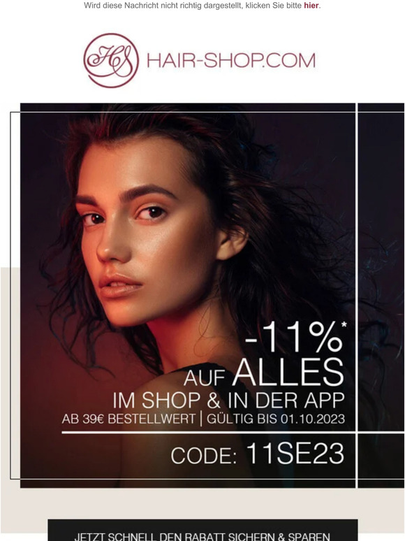 11% Rabatt auf alles 😍 JETZT EINLÖSEN