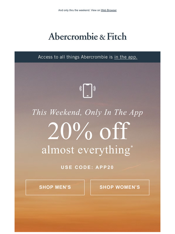 Abercrombie & Fitch - Apps on Google Play